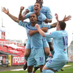 Coventry City's David McGoldrick Scores Opening Goal at Swindon Town's County Ground (Npower League One) Coventry City's David McGoldrick Scores Opening Goal at Swindon Town's County Ground (Npower League One)