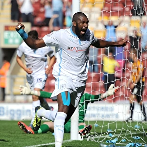 Coventry City's Double Delight: Reda Johnson's Brace Seals Victory over Bradford City (Sky Bet League One)