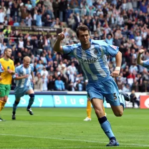 Coventry City FC Print - Elliot Ward Penalty Celebration Coventry City FC Print - Elliot Ward Penalty Celebration