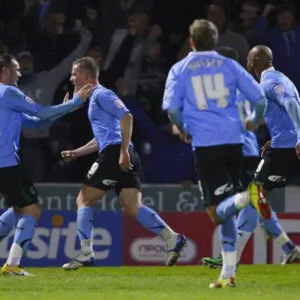 Coventry City's Gary McSheffrey Celebrates Goal in Npower Championship Match vs Portsmouth (April 2011) Coventry City's Gary McSheffrey Celebrates Goal in Npower Championship Match vs Portsmouth (April 2011)