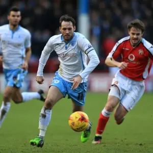 Coventry City's Jim O'Brien Fights for FA Cup Possession Against Walsall Coventry City's Jim O'Brien Fights for FA Cup Possession Against Walsall