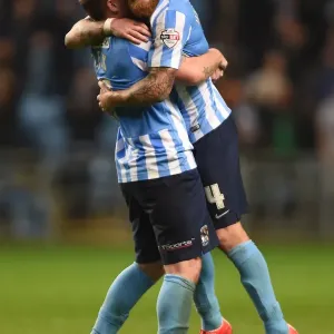 Coventry City's John Fleck and Romain Vincelot: Triumphant Victory in Sky Bet League One over Peterborough United Coventry City's John Fleck and Romain Vincelot: Triumphant Victory in Sky Bet League One over Peterborough United