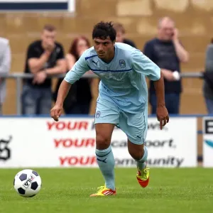 Coventry City's Kevin Malaga in Action: Pre-Season Clash Against Hinckley United at De Montfort Park Coventry City's Kevin Malaga in Action: Pre-Season Clash Against Hinckley United at De Montfort Park