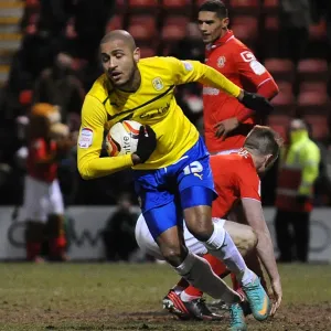 Coventry Citys Leon Clarke runs back for the restart after scoring his sides second goal of the game Coventry Citys Leon Clarke runs back for the restart after scoring his sides second goal of the game