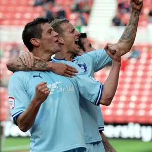Coventry City's Lucas Jutkiewicz Scores First Goal: Middlesbrough vs Coventry City, Championship 2011 Coventry City's Lucas Jutkiewicz Scores First Goal: Middlesbrough vs Coventry City, Championship 2011