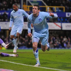 Coventry City's Lukas Jutkiewicz: Rejoicing in His Goal Against Portsmouth (Championship Match, 03-12-2011, Fratton Park) Coventry City's Lukas Jutkiewicz: Rejoicing in His Goal Against Portsmouth (Championship Match, 03-12-2011, Fratton Park)