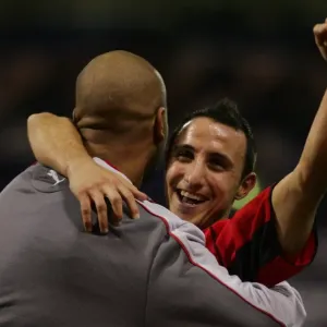 Coventry City's Michael Mifsud and Leon McKenzie Celebrate Goals in Coca-Cola Championship Match vs. West Bromwich Albion Coventry City's Michael Mifsud and Leon McKenzie Celebrate Goals in Coca-Cola Championship Match vs. West Bromwich Albion