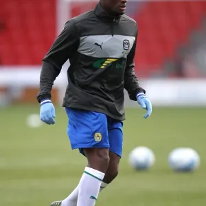 Coventry City's Nathan Cameron in Action: Football League One Clash Against Doncaster Rovers at Keepmoat Stadium (December 2012) Coventry City's Nathan Cameron in Action: Football League One Clash Against Doncaster Rovers at Keepmoat Stadium (December 2012)
