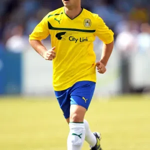 Coventry City's Ndriqim Halili in Action: A Pre-Season Thriller at Nuneaton Town's Liberty Way Stadium Coventry City's Ndriqim Halili in Action: A Pre-Season Thriller at Nuneaton Town's Liberty Way Stadium