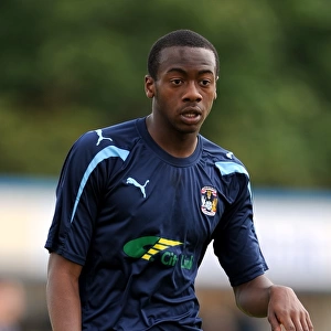 Coventry City's Tarik Moore-Azille in Action during Pre-Season Friendly against Nuneaton Town at Liberty Way Stadium