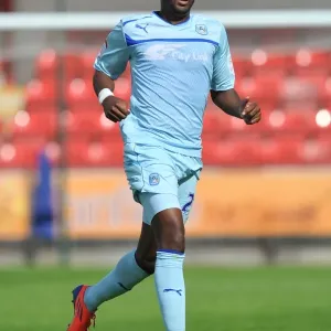 Coventry City's William Edjenguele in Action against Crewe Alexandra (Npower League One, Gresty Road, 01-09-2012)