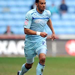 Cyrus Christie in Action: Coventry City vs. Doncaster Rovers, Npower League One (2013), Ricoh Arena