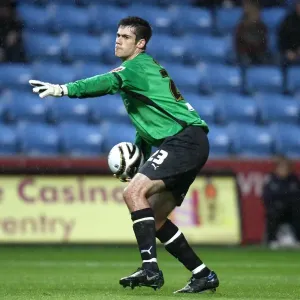 Daniel Ireland Guards Coventry City's Net in Carling Cup Clash against Aldershot Town (August 13, 2008) Daniel Ireland Guards Coventry City's Net in Carling Cup Clash against Aldershot Town (August 13, 2008)
