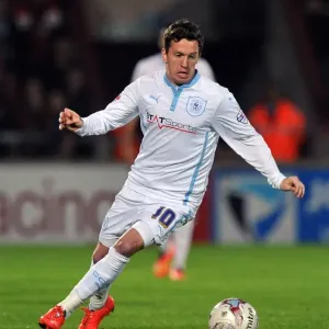Danny Swanson in Action: Coventry City vs Scunthorpe United, Sky Bet League One, Glanford Park Danny Swanson in Action: Coventry City vs Scunthorpe United, Sky Bet League One, Glanford Park