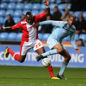 David McGoldrick vs Claude Davis: Npower League One Rivalry - Coventry City vs Crawley Town (November 6, 2012) - Ricoh Arena David McGoldrick vs Claude Davis: Npower League One Rivalry - Coventry City vs Crawley Town (November 6, 2012) - Ricoh Arena