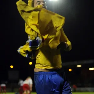 David McGoldrick's Euphoric Moment: Throwing Shirt to Coventry City Fans at Lamex Stadium David McGoldrick's Euphoric Moment: Throwing Shirt to Coventry City Fans at Lamex Stadium