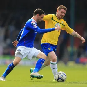 David Worrall vs. John Fleck: A Riveting Rivalry in Oldham Athletic vs. Coventry City's League One Clash (April 2014) David Worrall vs. John Fleck: A Riveting Rivalry in Oldham Athletic vs. Coventry City's League One Clash (April 2014)