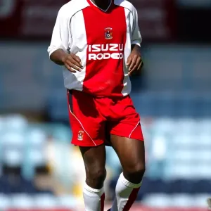 Dele Adebola in Action: Coventry City vs. Wolverhampton (02-08-2003) Dele Adebola in Action: Coventry City vs. Wolverhampton (02-08-2003)