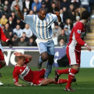 Dele Adebola Evades Lee Cattermole's Tackle in FA Cup Fourth Round Showdown (28-01-2006) Dele Adebola Evades Lee Cattermole's Tackle in FA Cup Fourth Round Showdown (28-01-2006)