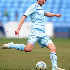 Determined Adam Barton in Coventry City's Npower League One Battle against Doncaster Rovers at Ricoh Arena Determined Adam Barton in Coventry City's Npower League One Battle against Doncaster Rovers at Ricoh Arena