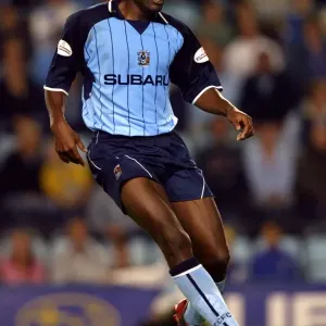 Determined Dele Adebola: Coventry City vs Nottingham Forest in Nationwide League Division One (27-08-2003) Determined Dele Adebola: Coventry City vs Nottingham Forest in Nationwide League Division One (27-08-2003)