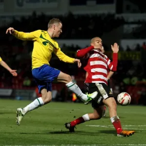 Determined Gary McSheefrey Fires A Shot Amidst Doncaster's Intense Pressure in Coventry City's Npower League One Clash Determined Gary McSheefrey Fires A Shot Amidst Doncaster's Intense Pressure in Coventry City's Npower League One Clash