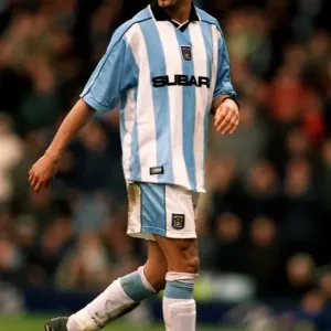 Determined Moustapha Hadji Leads Coventry City Against Derby County in FA Carling Premiership (31-03-2001) Determined Moustapha Hadji Leads Coventry City Against Derby County in FA Carling Premiership (31-03-2001)
