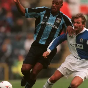 Dion Dublin's Determined Standoff Against Blackburn Rovers in FA Carling Premiership Clash Dion Dublin's Determined Standoff Against Blackburn Rovers in FA Carling Premiership Clash
