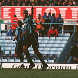 Action from 90s Photographic Print Collection: FA Carling Premiership - Coventry City v Sheffield Wednesday 07-02-1998