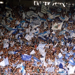 Ecstatic Coventry City Fans Celebrate FA Cup Final Victory at Wembley Stadium (Tottenham Hotspur Opponents)