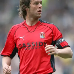 Elliott Ward of Coventry City Facing Off Against Sheffield Wednesday in the Coca-Cola Championship (21-04-2007) Elliott Ward of Coventry City Facing Off Against Sheffield Wednesday in the Coca-Cola Championship (21-04-2007)