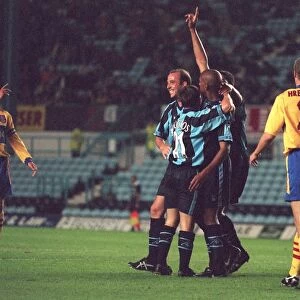Action from 90s Photographic Print Collection: FA Carling Premiership - Coventry City v Crystal Palace
