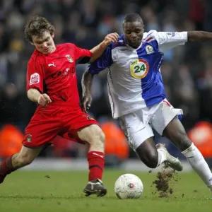 FA Cup: Blackburn Rovers vs. Coventry City - Intense Moment Between Jay Tabb and Aaron Mokoena (05-01-2008) FA Cup: Blackburn Rovers vs. Coventry City - Intense Moment Between Jay Tabb and Aaron Mokoena (05-01-2008)