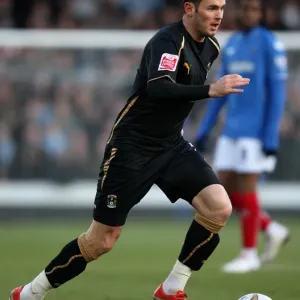 FA Cup Third Round: Coventry City vs Portsmouth - David Bell's Thrilling Action Shot at Fratton Park FA Cup Third Round: Coventry City vs Portsmouth - David Bell's Thrilling Action Shot at Fratton Park