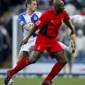 FA Cup Third Round: Dele Adebola and David Bentley Clash at Ewood Park FA Cup Third Round: Dele Adebola and David Bentley Clash at Ewood Park