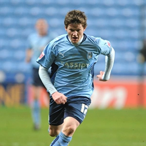 FA Cup Third Round Replay: Coventry City vs. Portsmouth - Aron Gunnarsson at Ricoh Arena