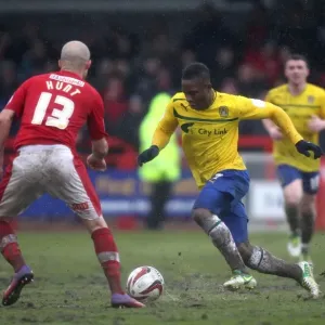 Franck Moussa Charges Past David Hunt: Coventry City vs. Crawley Town in Npower League One (April 13, 2013) Franck Moussa Charges Past David Hunt: Coventry City vs. Crawley Town in Npower League One (April 13, 2013)
