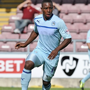 Franck Moussa Scores for Coventry City Against Bristol City in Sky Bet League One at Sixfields Stadium (August 11, 2013)