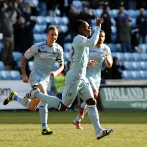 Franck Moussa Scores First Goal for Coventry City Against Swindon Town at Ricoh Arena Franck Moussa Scores First Goal for Coventry City Against Swindon Town at Ricoh Arena