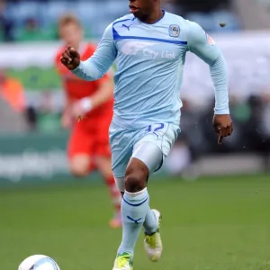 Franck Moussa Scores the Game-winner for Coventry City against Walsall in Npower League One at Ricoh Arena (December 8, 2012) Franck Moussa Scores the Game-winner for Coventry City against Walsall in Npower League One at Ricoh Arena (December 8, 2012)