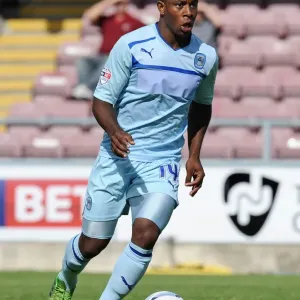 Franck Moussa Scores the Opener for Coventry City Against Bristol City in Sky Bet League One at Sixfields Stadium (August 11, 2013) Franck Moussa Scores the Opener for Coventry City Against Bristol City in Sky Bet League One at Sixfields Stadium (August 11, 2013)