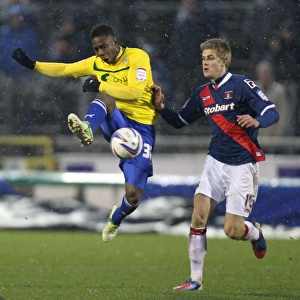 Franck Moussa's Aerial Mastery: Coventry City vs Carlisle United (Brunton Park, 13-01-2013)
