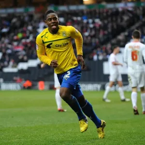 Franck Moussa's First Goal for Coventry City: Celebrating at StadiumMK Against Milton Keynes Dons (December 29, 2012) Franck Moussa's First Goal for Coventry City: Celebrating at StadiumMK Against Milton Keynes Dons (December 29, 2012)