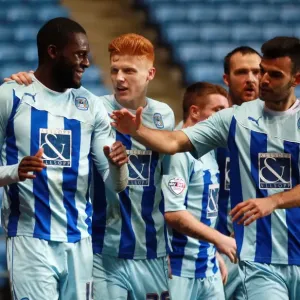 Frank Nouble Scores His Second Goal: Coventry City Advances in Johnstones Paint Trophy Quarterfinal Against Plymouth Argyle Frank Nouble Scores His Second Goal: Coventry City Advances in Johnstones Paint Trophy Quarterfinal Against Plymouth Argyle