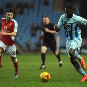 Frank Nouble Scores the Winning Goal for Coventry City Against Walsall in Sky Bet League One at Ricoh Arena Frank Nouble Scores the Winning Goal for Coventry City Against Walsall in Sky Bet League One at Ricoh Arena