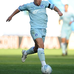 Gary Deegan in Action: Coventry City vs Nottingham Forest Championship Clash at Ricoh Arena (October 15, 2011)