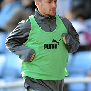 Gary Deegan of Coventry City FC in Action Against Burnley in the Npower Championship at Ricoh Arena (22-10-2011)