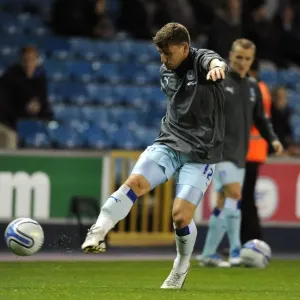 Gary Deegan of Coventry City Gears Up for Npower Championship Battle against Millwall at The Den Gary Deegan of Coventry City Gears Up for Npower Championship Battle against Millwall at The Den