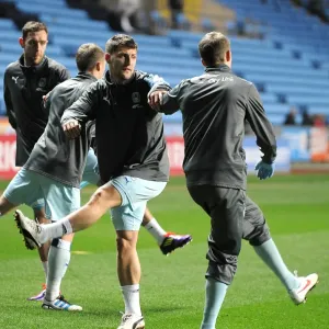 Gary Deegan and Coventry City Team-Mates Warm Up Ahead of Npower Championship Showdown vs. Leeds United (February 14, 2012, Ricoh Arena) Gary Deegan and Coventry City Team-Mates Warm Up Ahead of Npower Championship Showdown vs. Leeds United (February 14, 2012, Ricoh Arena)