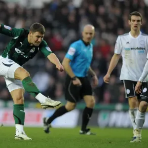 Gary Deegan's Determined Shot at Pride Park: Coventry City vs. Derby County, Npower Championship (01-14-2012) Gary Deegan's Determined Shot at Pride Park: Coventry City vs. Derby County, Npower Championship (01-14-2012)